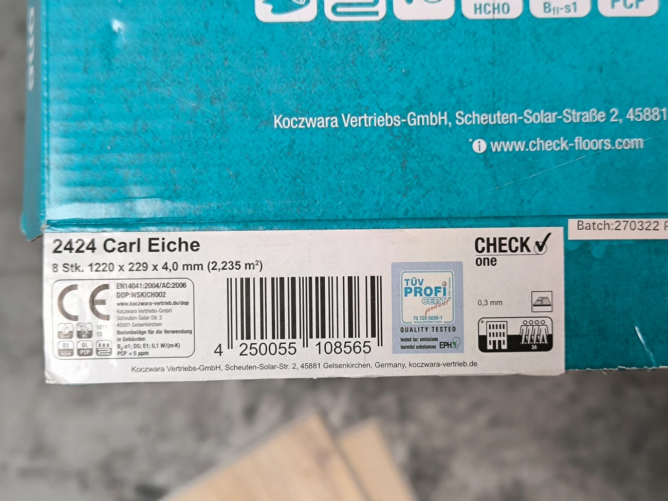 Klick-Vinylboden-Eiche-Carl