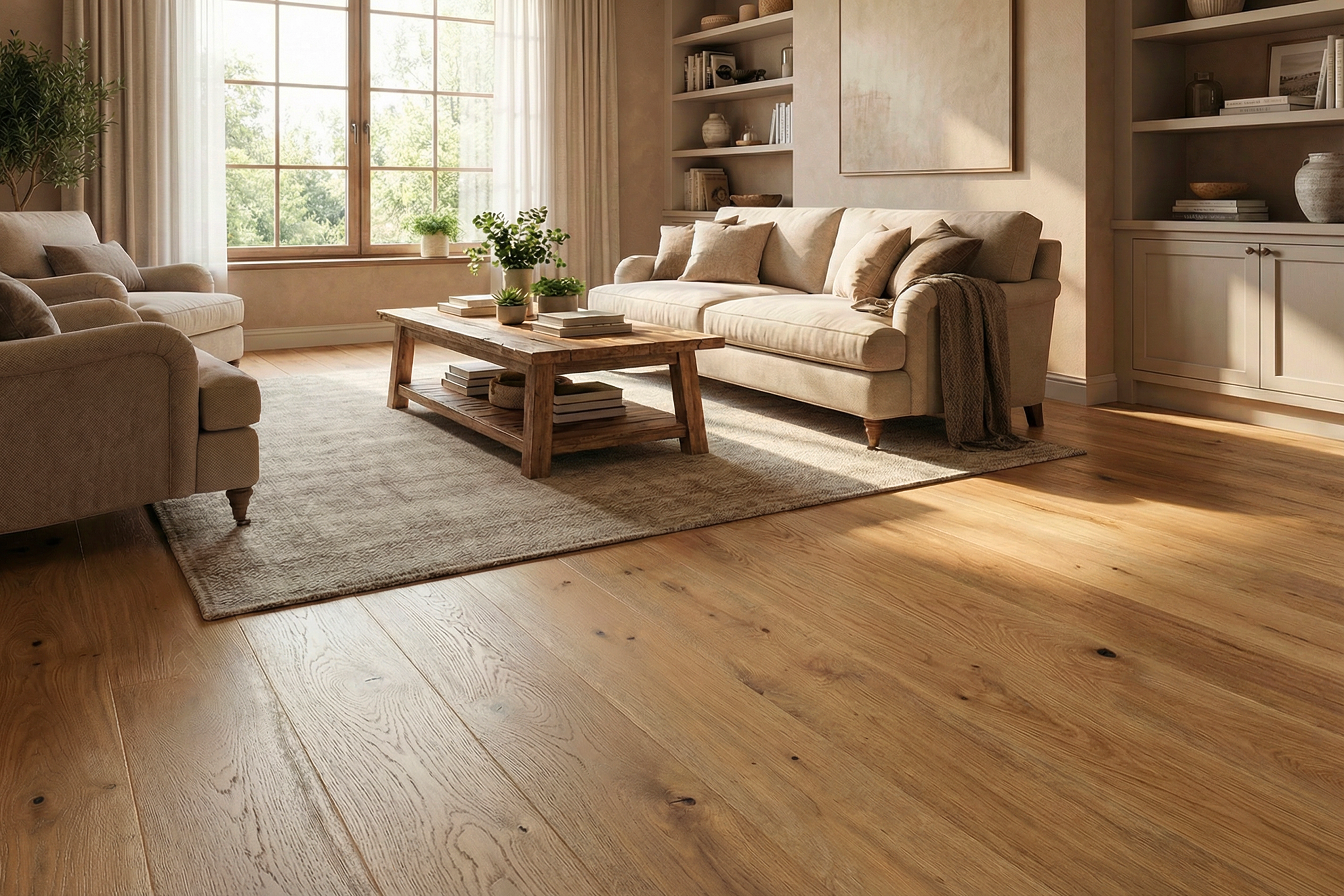 57 m² Klick-Fertigparkett Eiche Markant