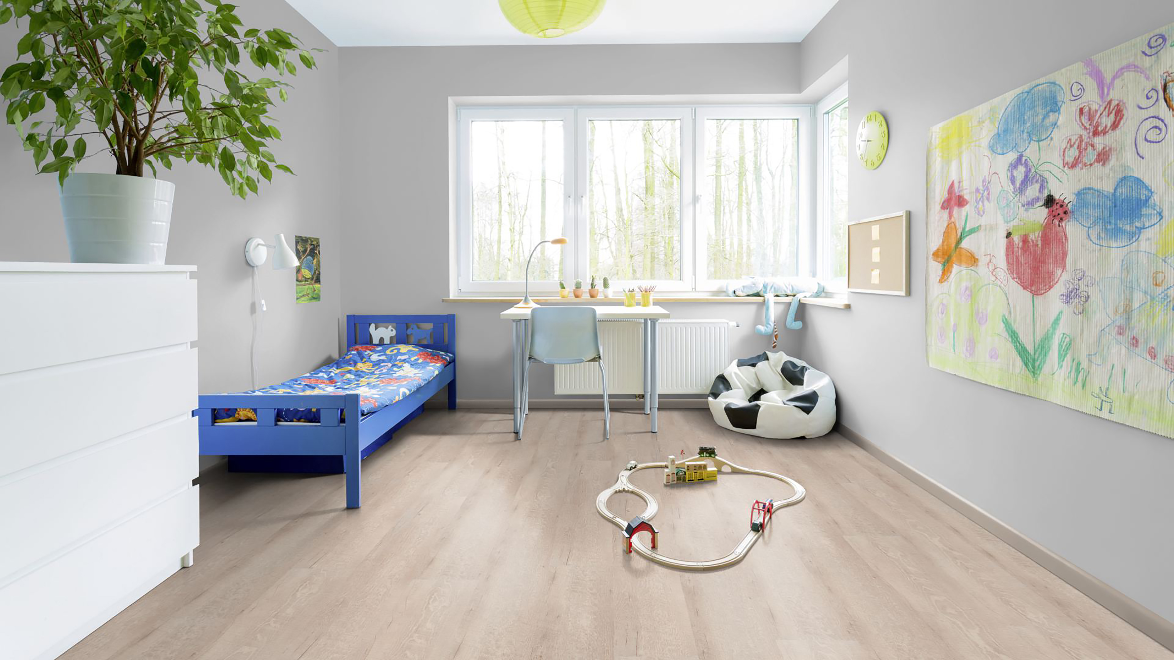 Klick Vinylboden Eiche Ätna