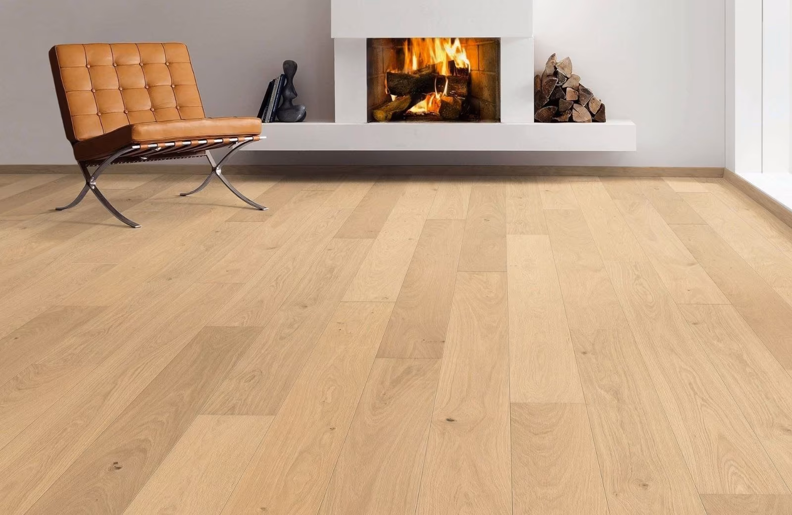 63 m² HARO Klick-Parkettboden Eiche naturaDur versiegelt