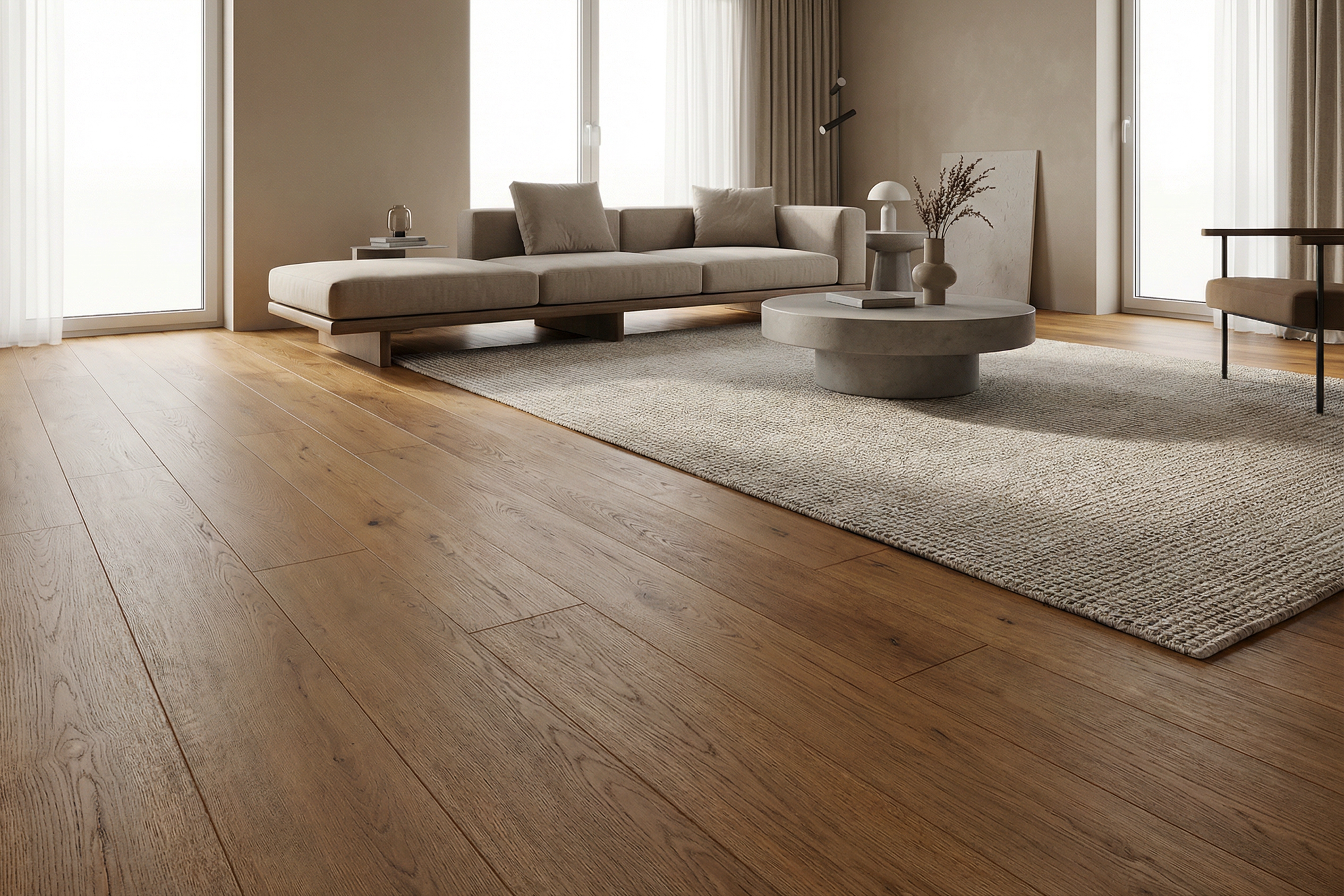 75 m² Fertigparkett mit Nut + Feder Eiche Markant