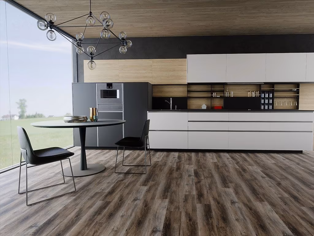 34 m² Klick-Vinylboden Eiche Berchtesgaden