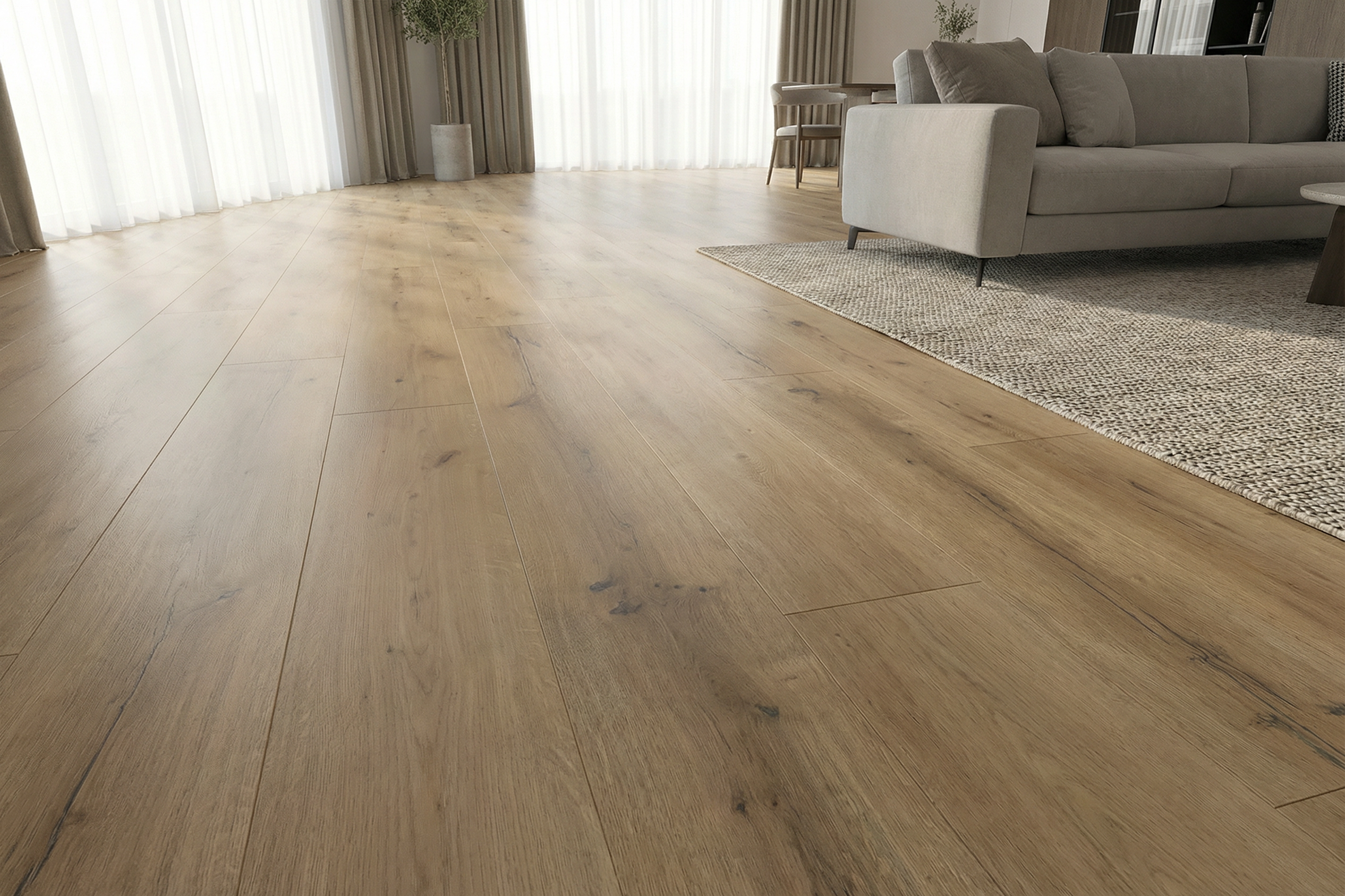 60 m² Klick-Fertigparkett Eiche Country LIFE