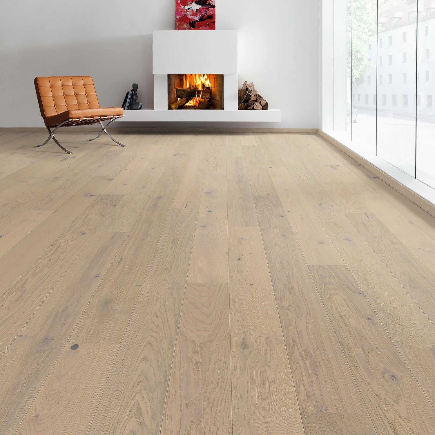 Klick-Parkettboden-Eiche-sandgrau