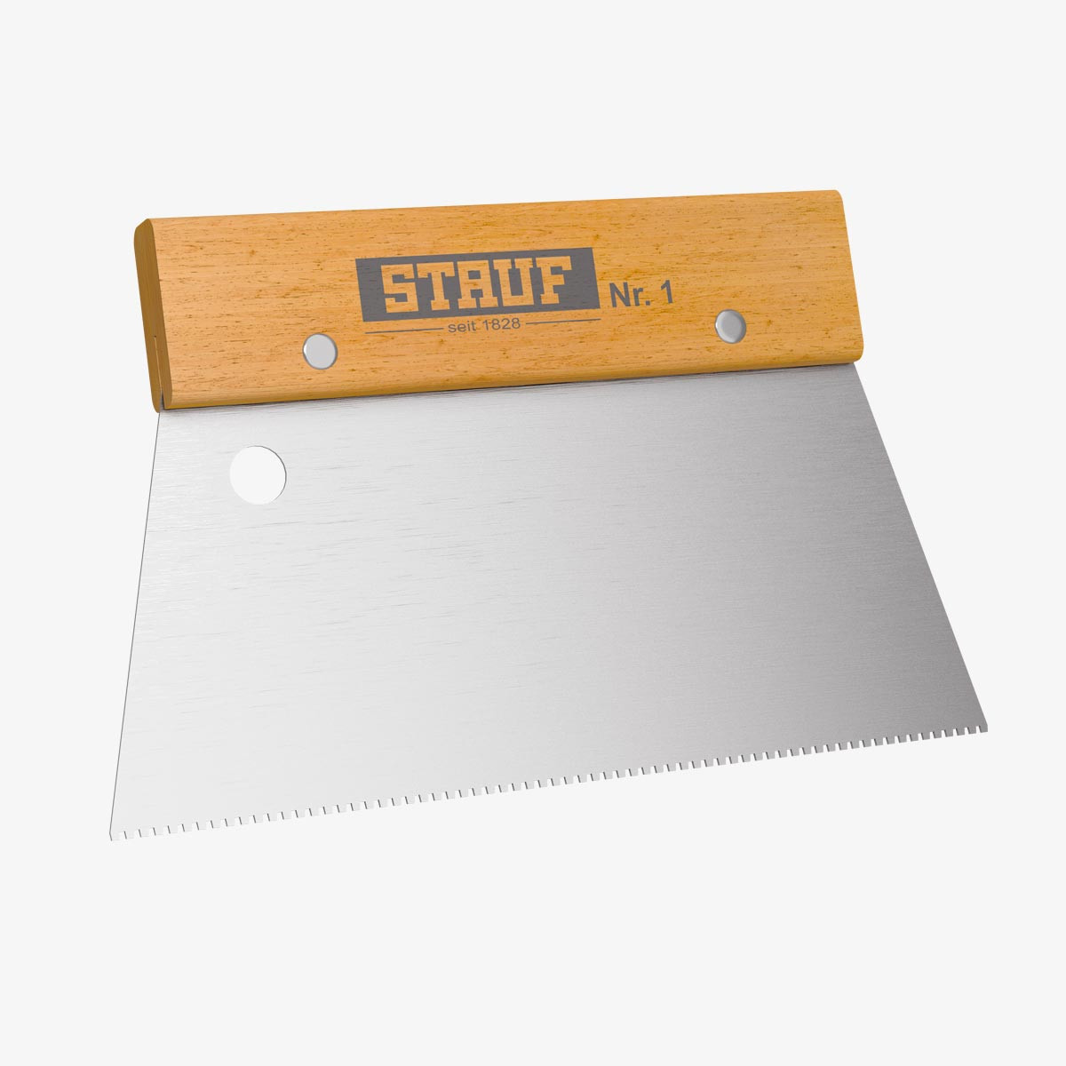 Zahnspachtel Nr. 1 zur Klebstoffverarbeitung