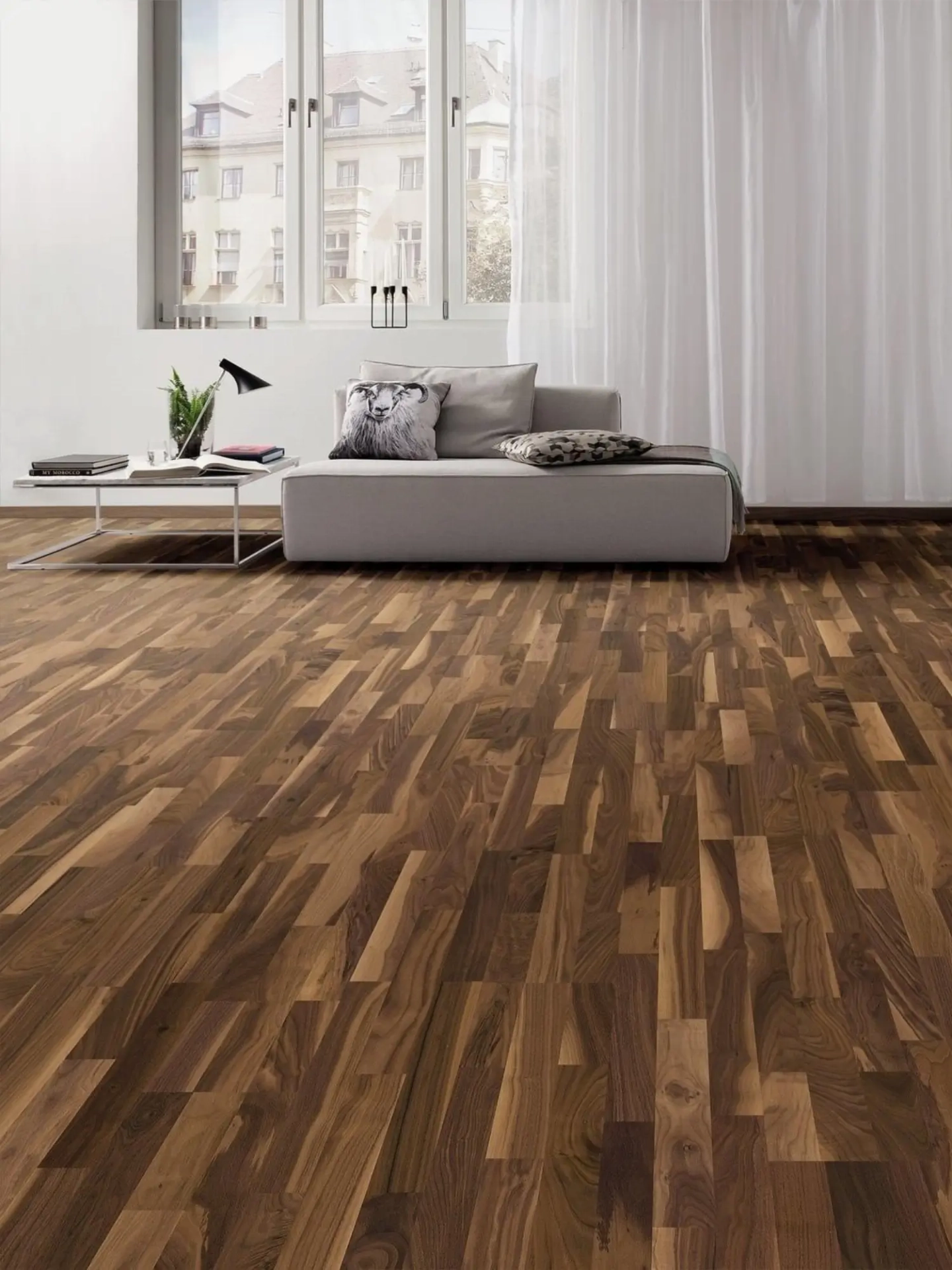 Klick-Parkett-Amerikanischer-Nussbaum