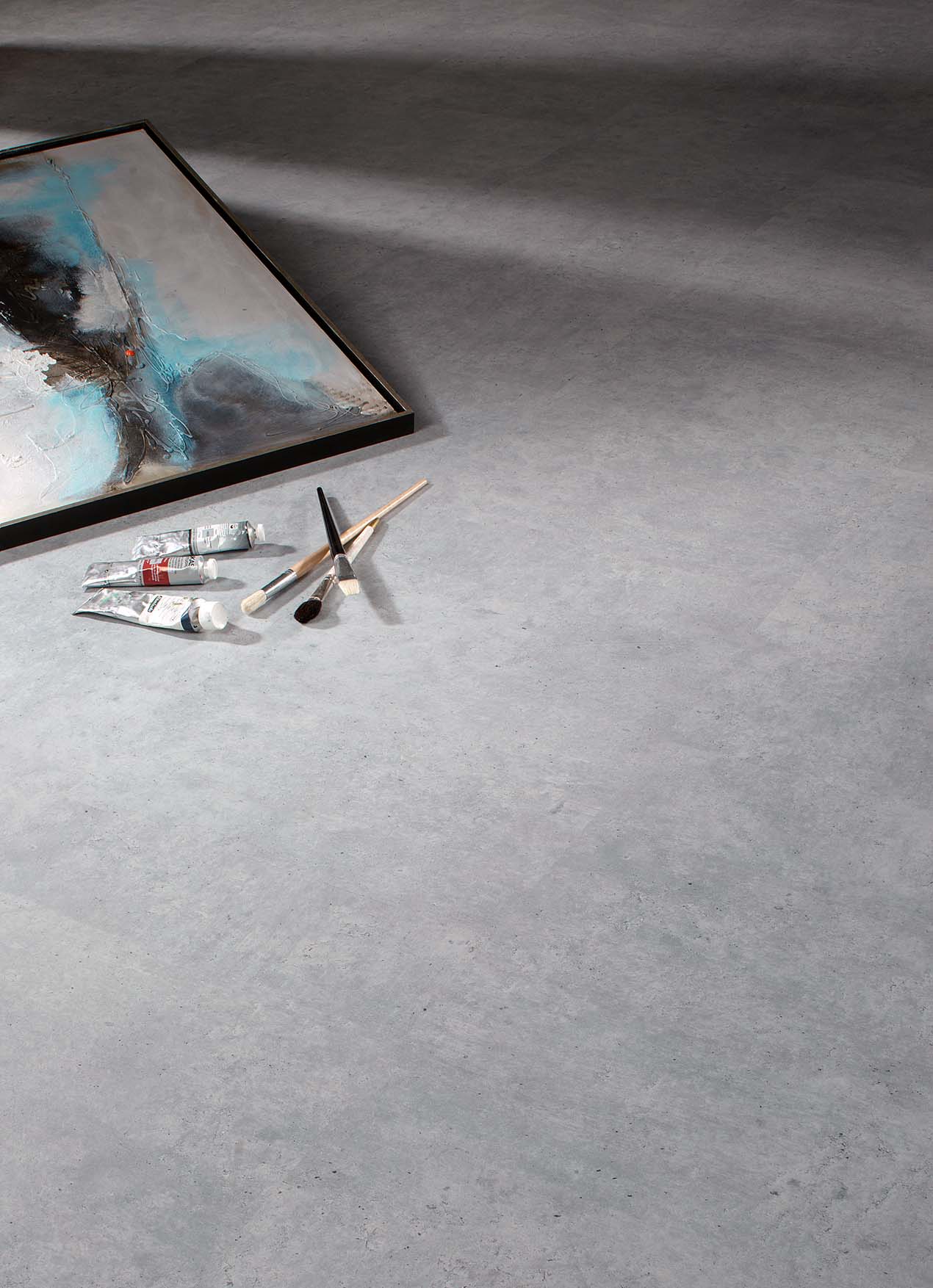 Klick Vinylboden mit HDF-Träger Beton