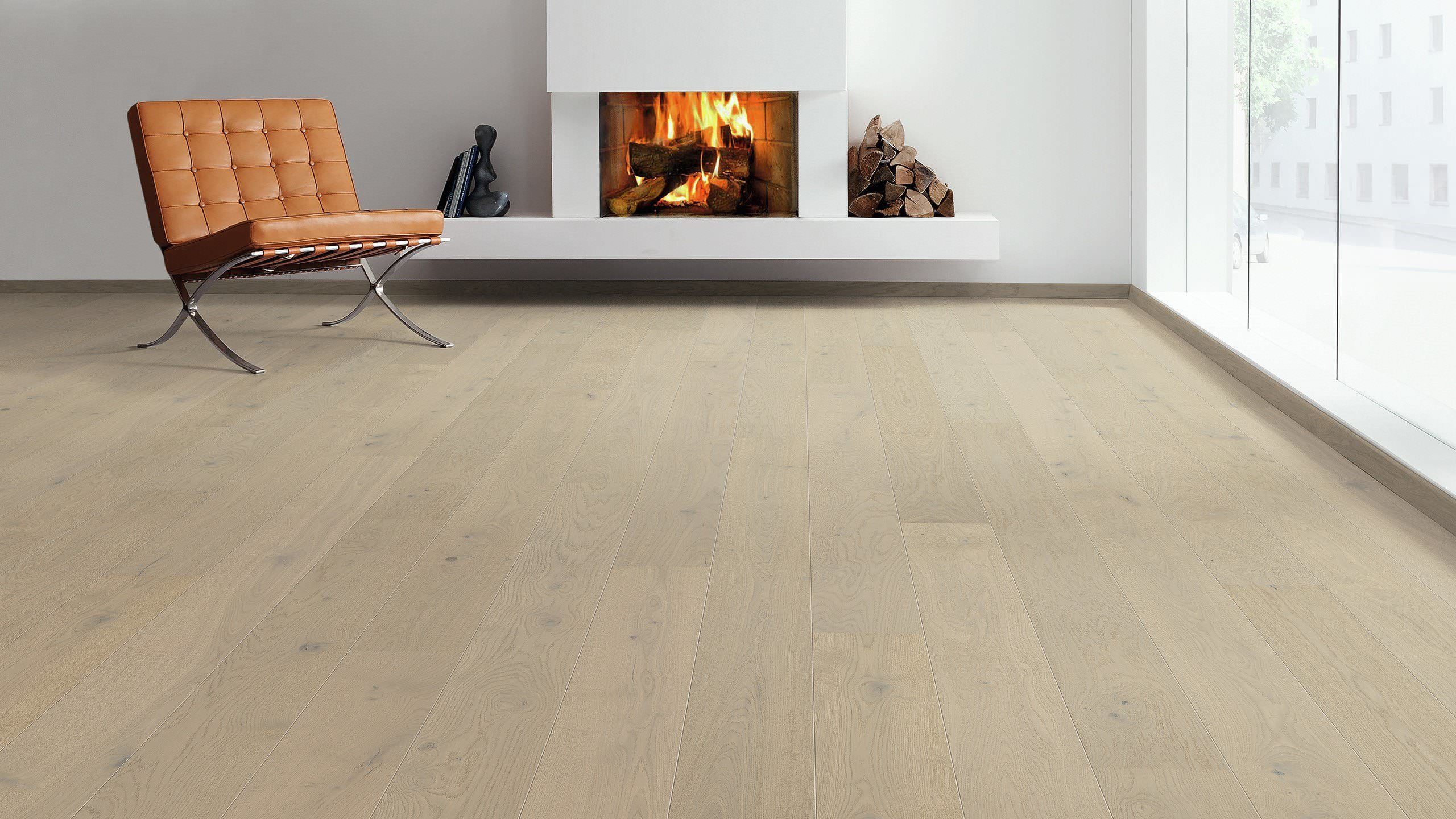 34 m² HARO Klick-Parkettboden Eiche sandgrau