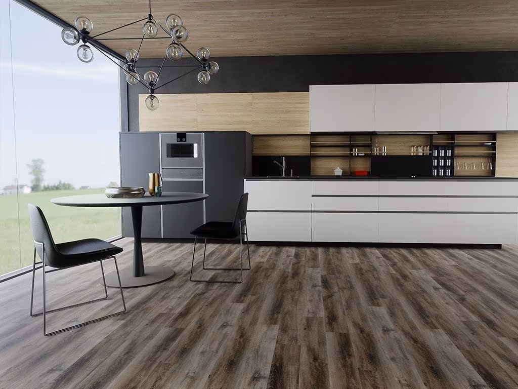 36 m² Klick-Vinylboden Eiche Ladeburg inkl. Trittschall