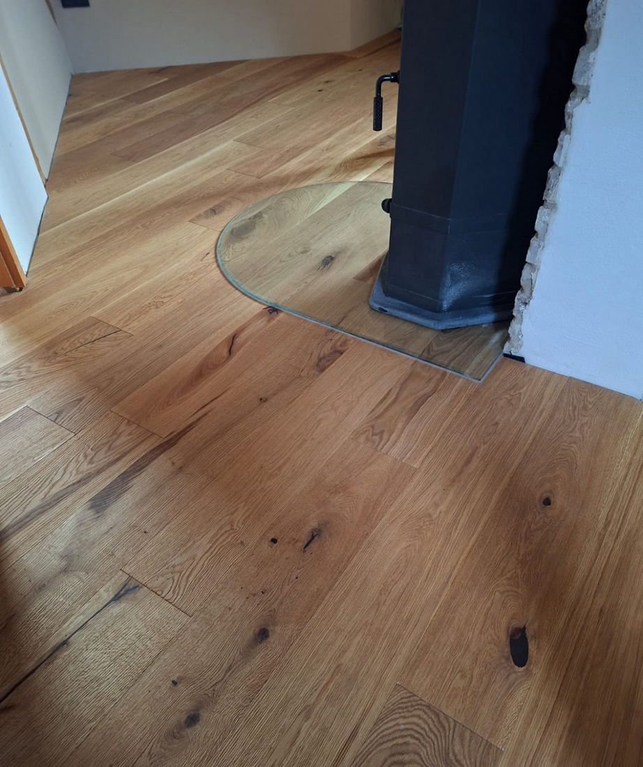 Klick-Parkett-Eiche-Herbstlaub