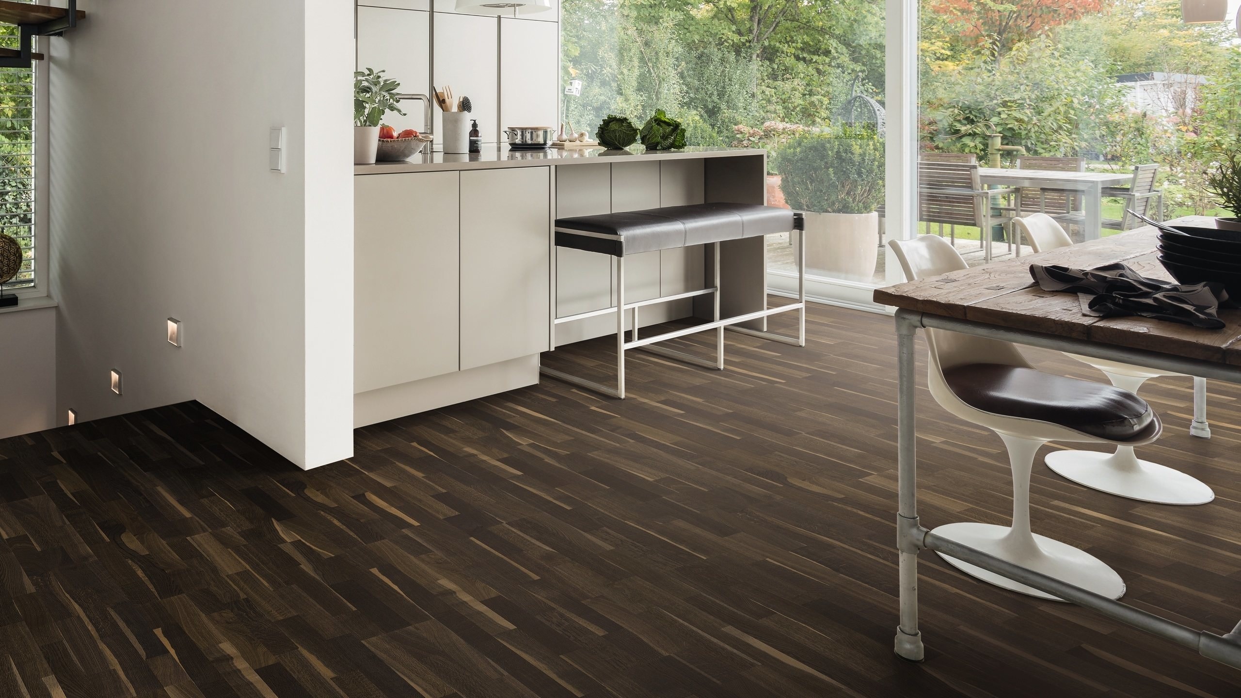 31 m² HARO Klick-Parkettboden Eiche Achat Family