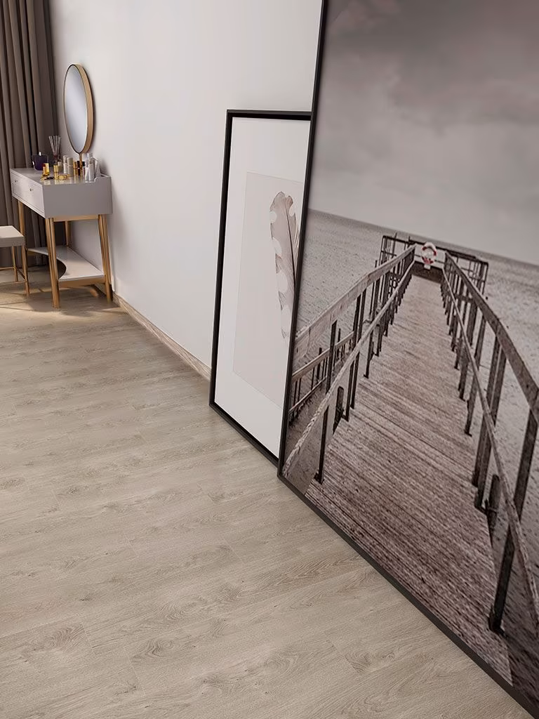 105 m² Klick-Vinylboden Eiche Steindam inkl. Trittschall