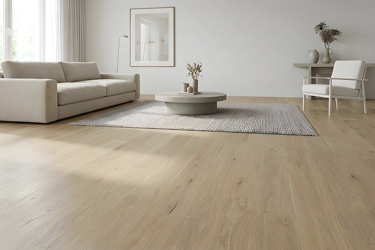 HARO Klick-Parkettboden Eiche Lichtweiß